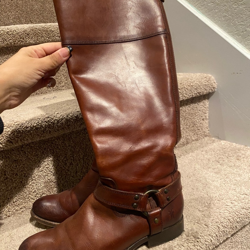 Frye Melissa Harness Riding Boots women’s Sz 7.5B